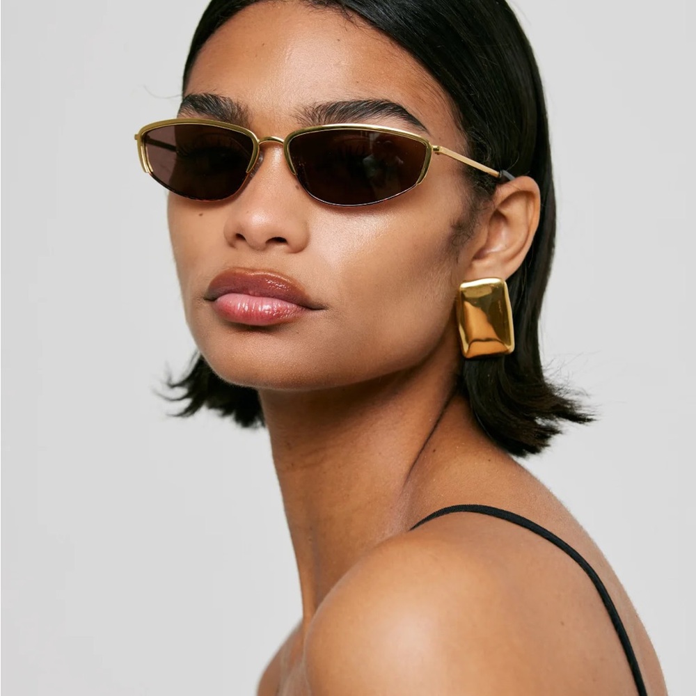 Never Worn Aureum Venice Sunglasses in Gold / Tortoise